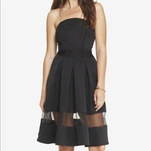 Express black cocktail dress